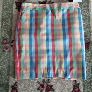 Brand New Liz Claiborne Checkered Skirt